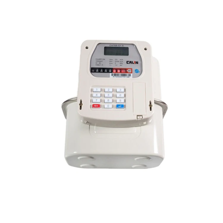Wholesale Made Sts Standard Amr Featured Long Battery Life Keypad Prepaid Gas Meter With Pulse Output