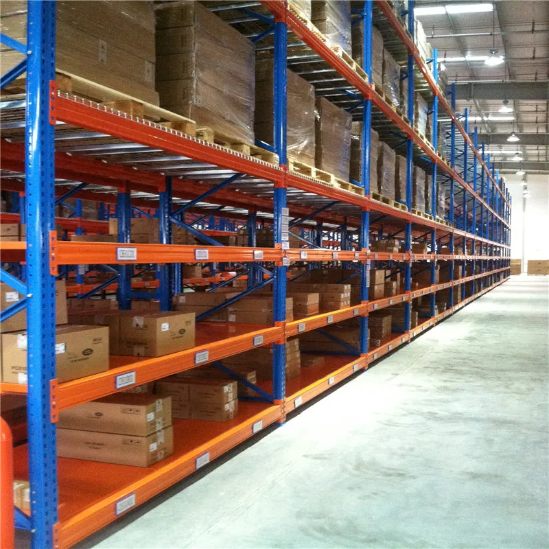 Easy install height adjustable 5 layers metallic shelves stacking storage shelf racks rak warehouse pallet racking system