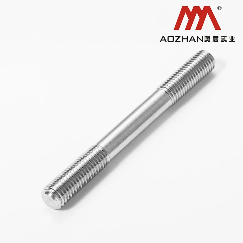304/316/CUSTOMIZED stainless steel GB901  equal length double end studS bolts