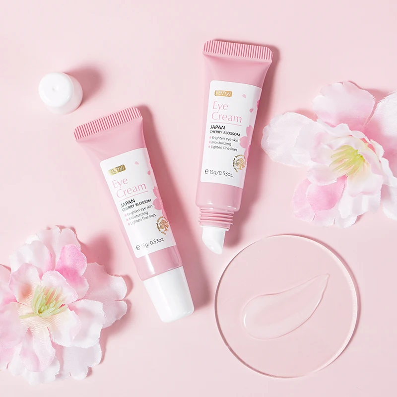 Fenyi 15 г японский крем для глаз с вишневым цветком темный круг тонкие линии удаление кожи увлажняющий Осветляющий Сакура