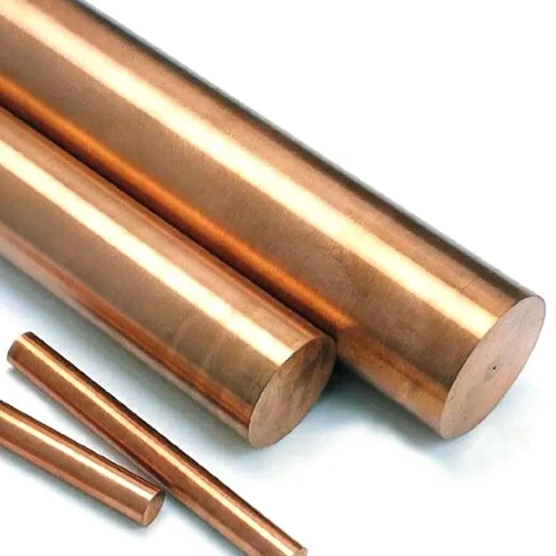 High quality C11000 C101 Dia 2-90mm round rod copper bar Hard 99.9% Pure copper red copper