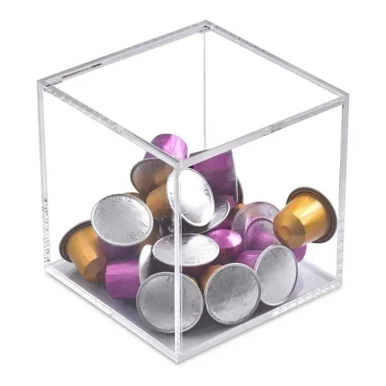 Coffee Pod Holder for Nespresso Capsules Vertuoline Tea Bag Organizer Clear Acrylic Coffee Display Stand