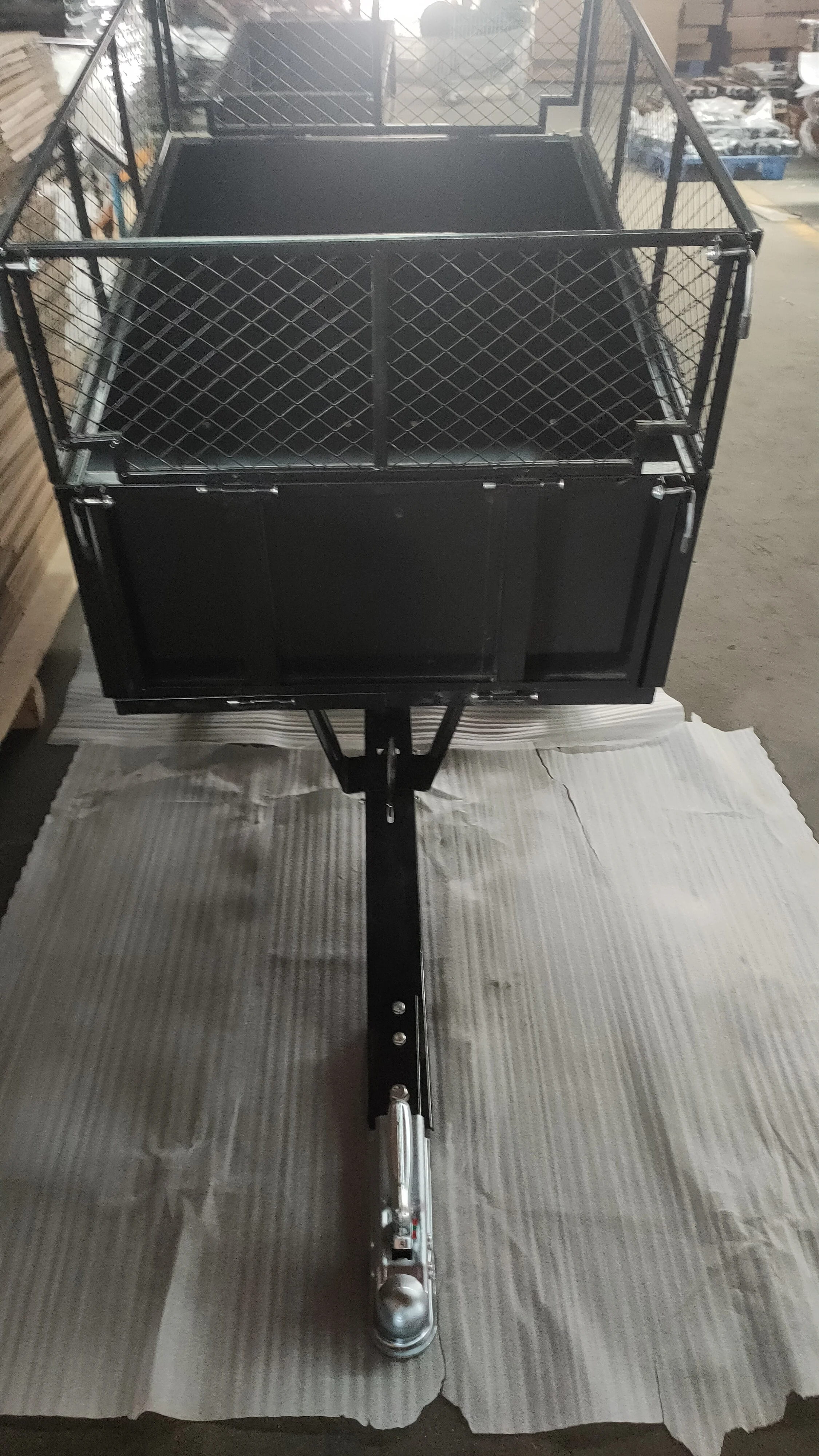 TIANHAIDA Garden Trolley Load lawn tractor trailer Towed Tipper Dumping Trailer Cart