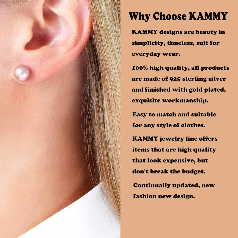 Fashion Earrings Sterling Silver Vintage Wedding Womens Tiny Pearl Stud Earrings Small Pearl Stud Earrings For Women