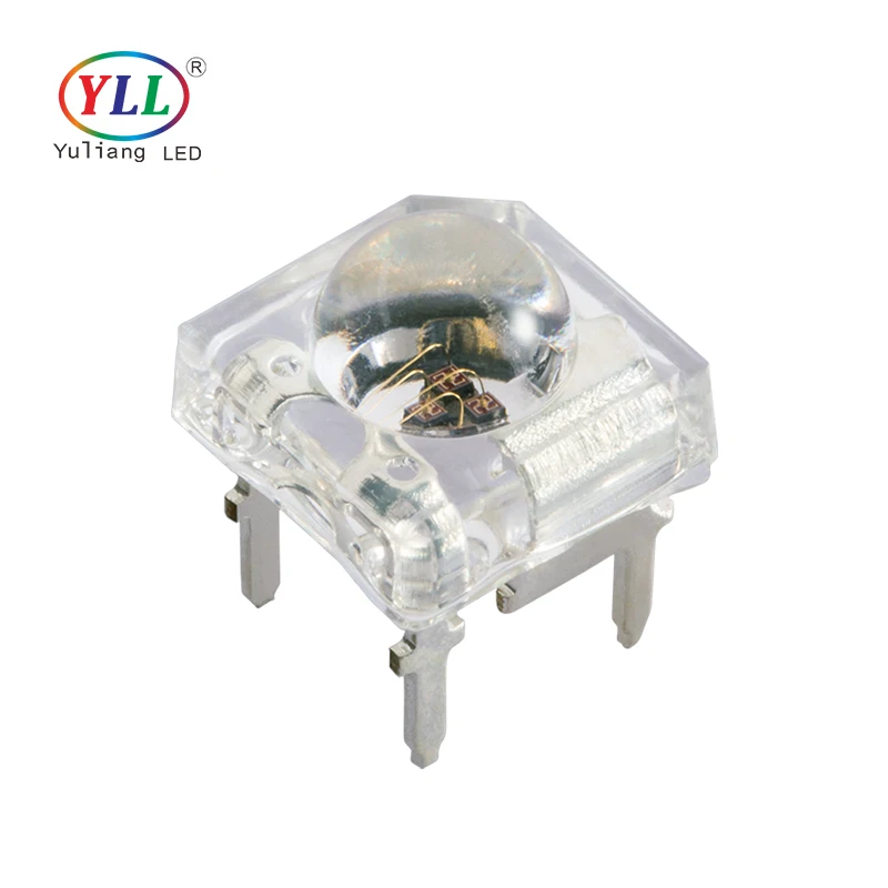 F3F5 Yuliang manufacturer high quality red green blue color Piranha led for automotive light, brake light, turn signal light