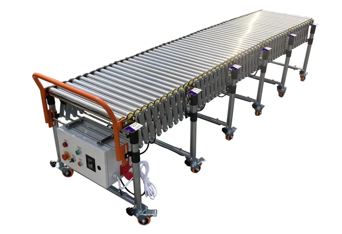 Manufacturers Supply Customized powered Motorized Rolled Roller Chain Conveyor
