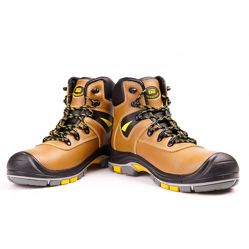 high top climbing boots anti-slippery tactical hiking safety shoes for man