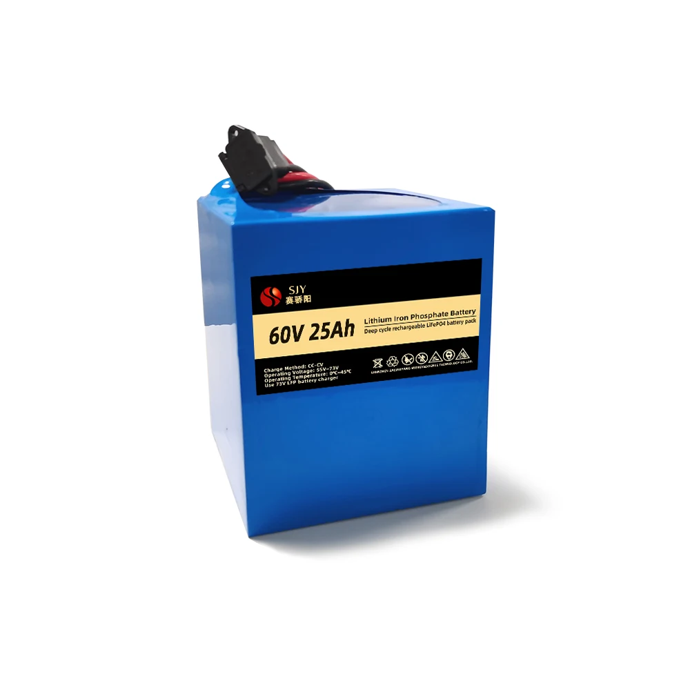 Cost-effective Blue PVC Encased Battery Packs 60V25Ah 60V30Ah with Excellent Market Competitiveness