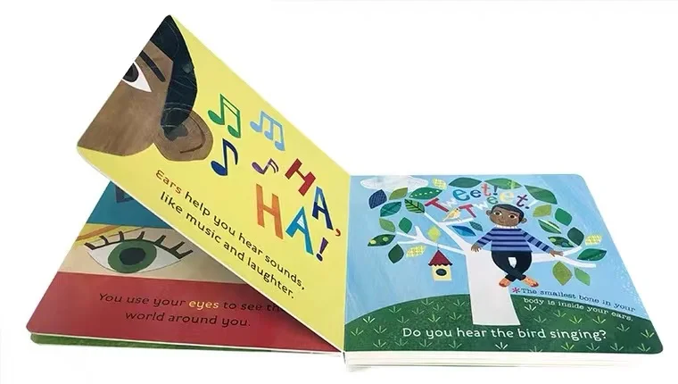 Custom Book Printing Factory OEM Perfect Binding Kids Children English Color Story Book Printing For Children Story Books