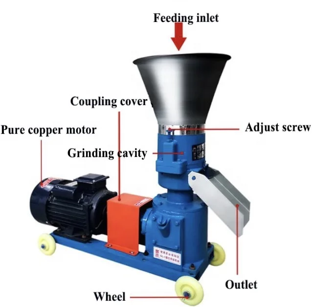 Animal Fish Poultry Chicken Feed Other Farm Making Machines Chaff Cutter Wood Pellet Mill Processing for Manufacturing Plant