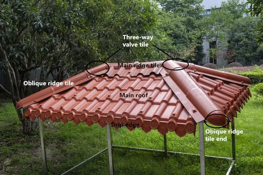 Metal replacement roof sheet upvc resin roof