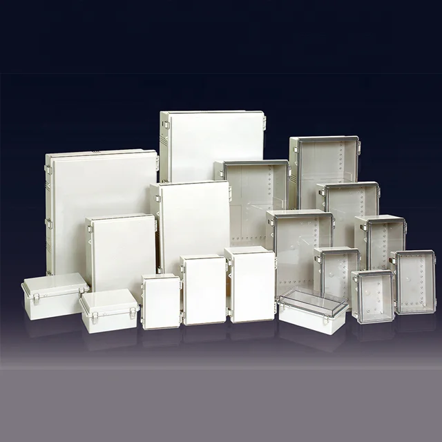 High Quality Wholesale Waterproof Plastic Enclosure IP66/67 Hinged cover Electrical panel box Made in korea