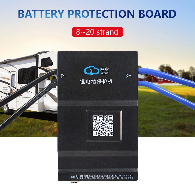 SUYEEGO Jk Smart BMS Board LiFePO4 80A 100A 150A 200A Active Balance 8s 16s 20s Battery Management System