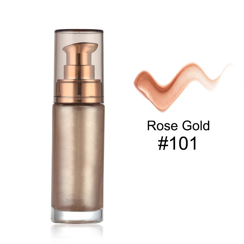 Private Label Long Lasting Shimmer Liquid Highlighter Liquid  Bronzer