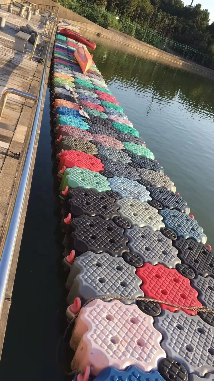 Roto-molded Floating Dock Modular Floating Pontoon Dock Blocks Modular Floating Pontoon customization color Floating Platforms