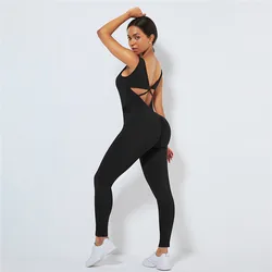 Fitness Woman Sports Tracksuit One Piece Yoga Jumpsuit Fitness Clothing