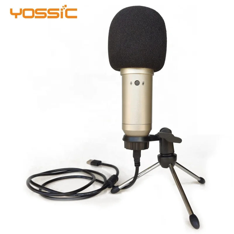 
BM750 usb microphone condenser microphone with a key mute function for podcasting 
