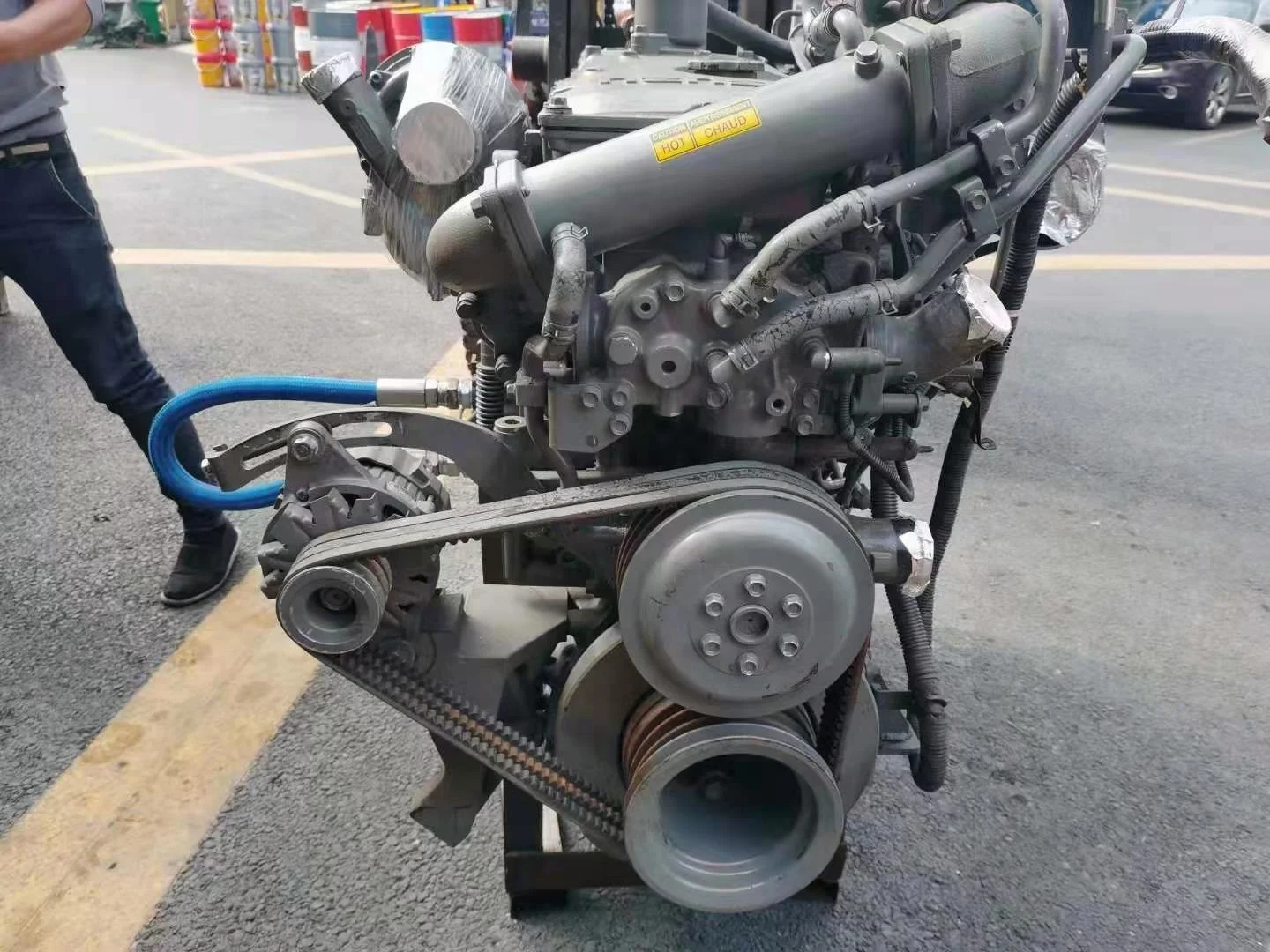 Original good used ZX490 ZX490-5A 6UZ1 Diesel engine assy from ISUZU 6UZ1 engine