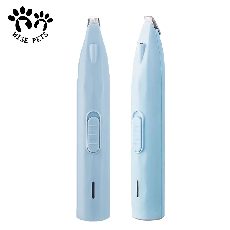 Top Seller USB Electric Dog Clippers Mini Foot Shaver Pet Hair Cutters Grooming Trimmer Dog Hair Clippers With 2 Blades