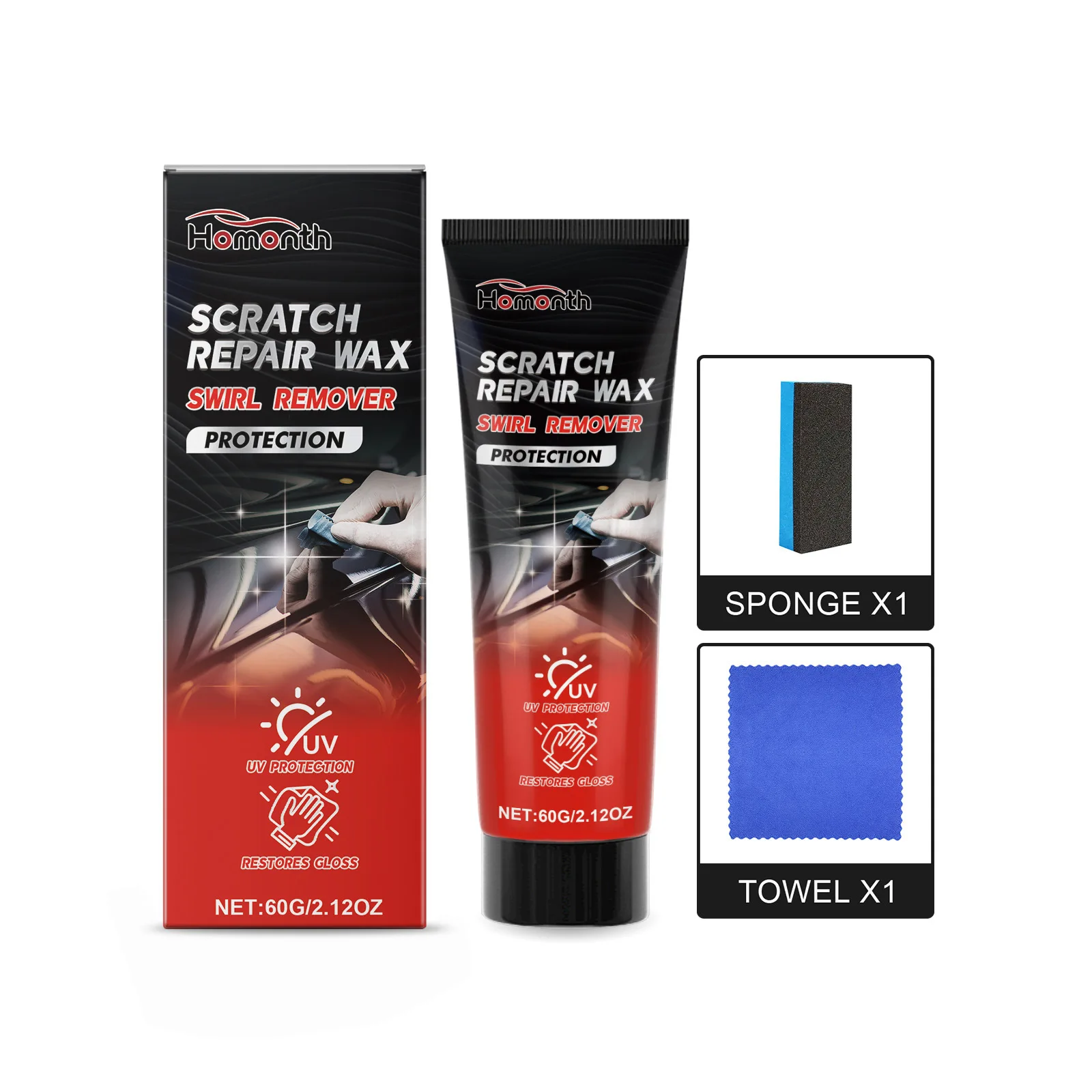 Hot selling professional formula gentle polishing refurbishment suitable for various materials car paint scratch repair wax