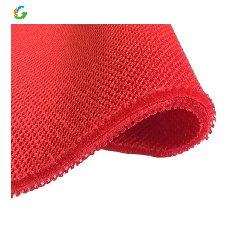 Manufacturing Pleated Mesh Fabric Eva Camouflage Mesh Fabric Sustainable Embroidered Polyester 3D Mesh Fabric For shoes