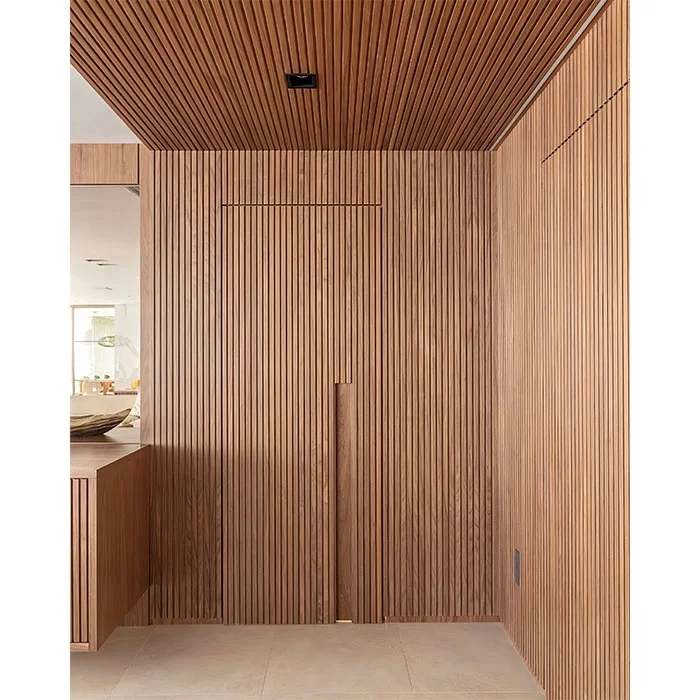 American interior frameless invisible door wooden hidden room door with lock