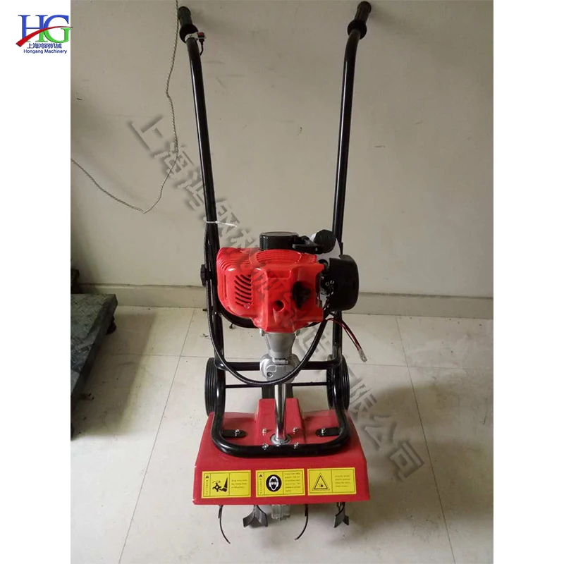 Agricultural chain track microtiller hand push 7.5 hp track microtiller lowest price