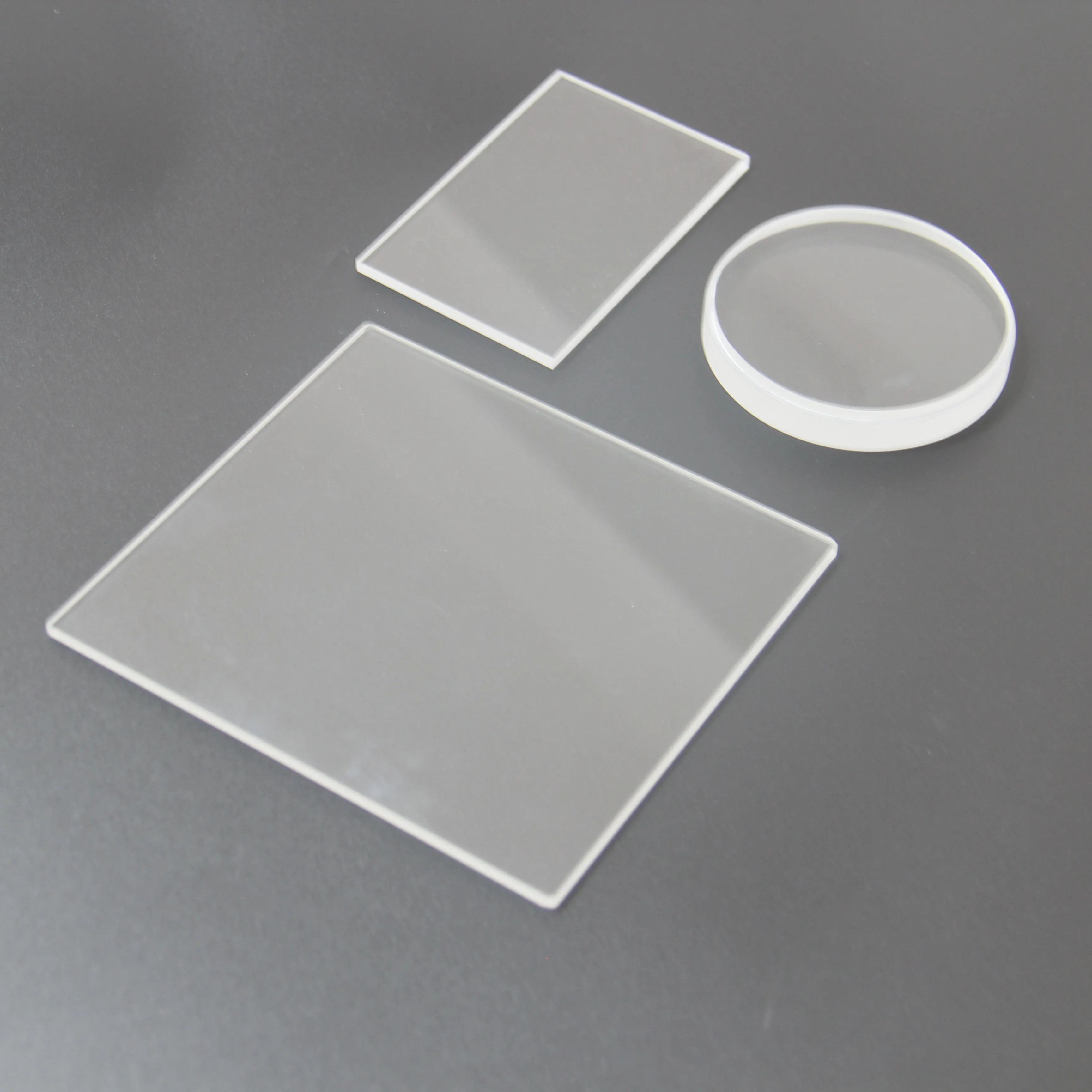 Custom Special Punched High Quality High Transmittance Double Polished Quartz Wafer