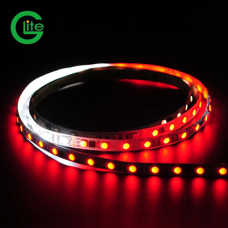 Glite Good Price Digital TM1814 RGBW 60LEDs/m DC24V IP20 LED strip for Bars and KTV