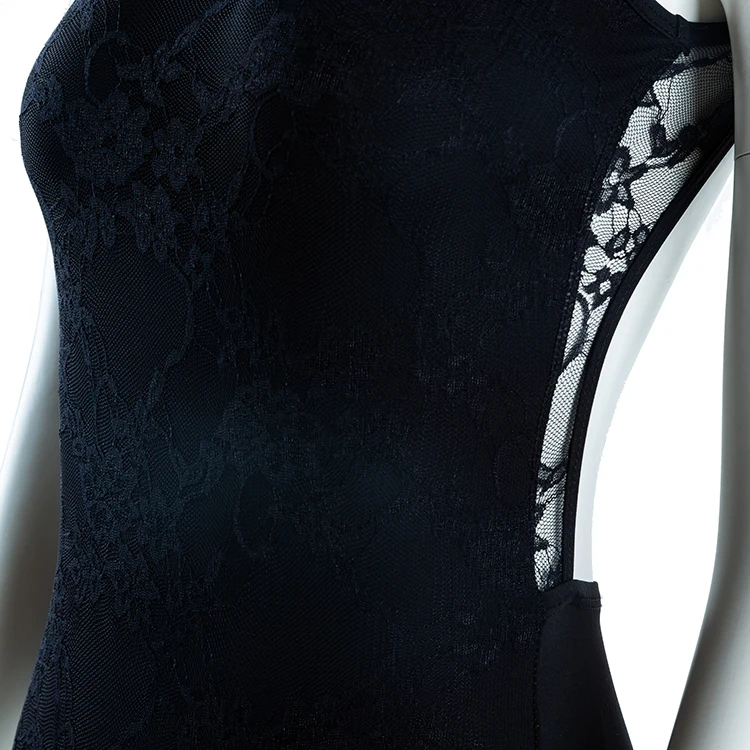 High Quality dance wear  lace leotatds sleeveless Ballerina Bodysuit  for Girls Dancewear