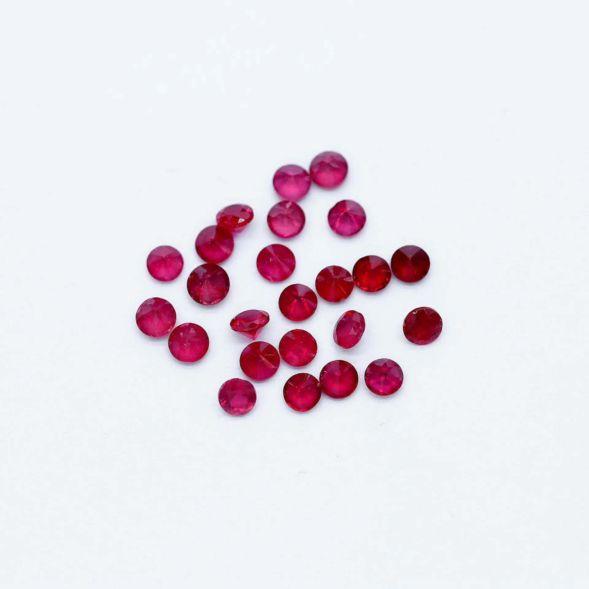 MEDBOO Fine Jewellery Manufacturer Round Cut Real Natural Pigeon Red Blood Ruby Gems Loose Gemstones For Jewelry Making