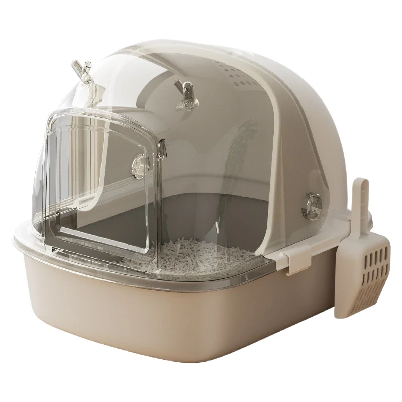 Jiefan Litter box Large size closed toilet poop pot drawer type open lid anti-splash deodorant supplies