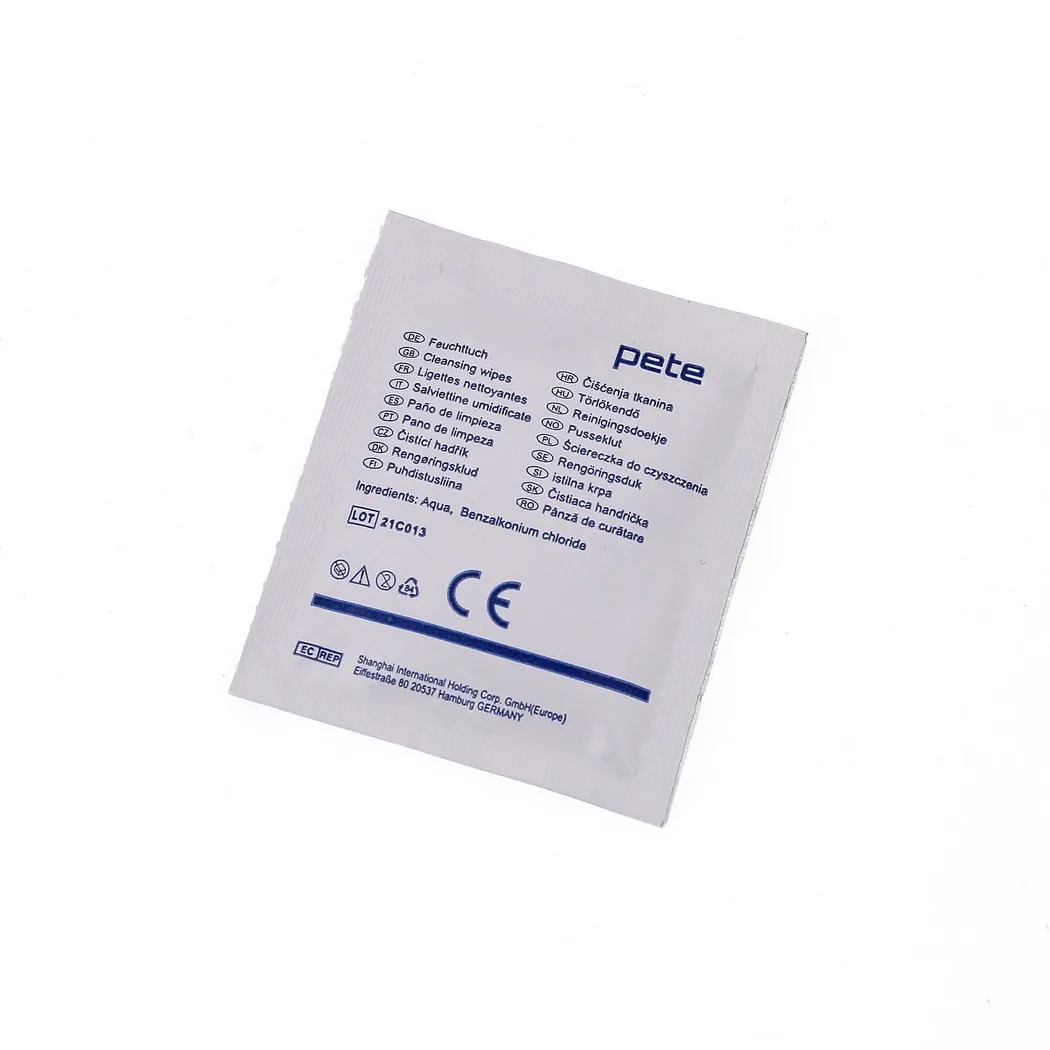Medmount Medical Nonwoven Sterile Sting Free BZK Benzalkonium Chloride Antiseptic Cleansing Wipe with CE/ISO