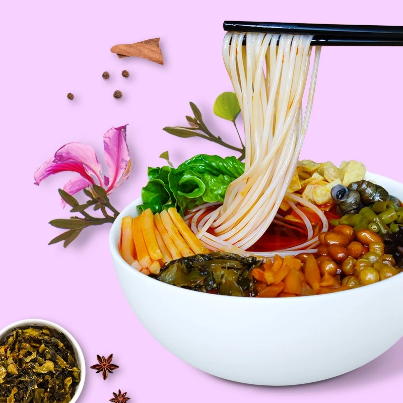 Оптовая продажа, закуска, Китайская Лапша для мгновенного риса/Традиционная Закуска, рамен, лапша с вкусным вкусом