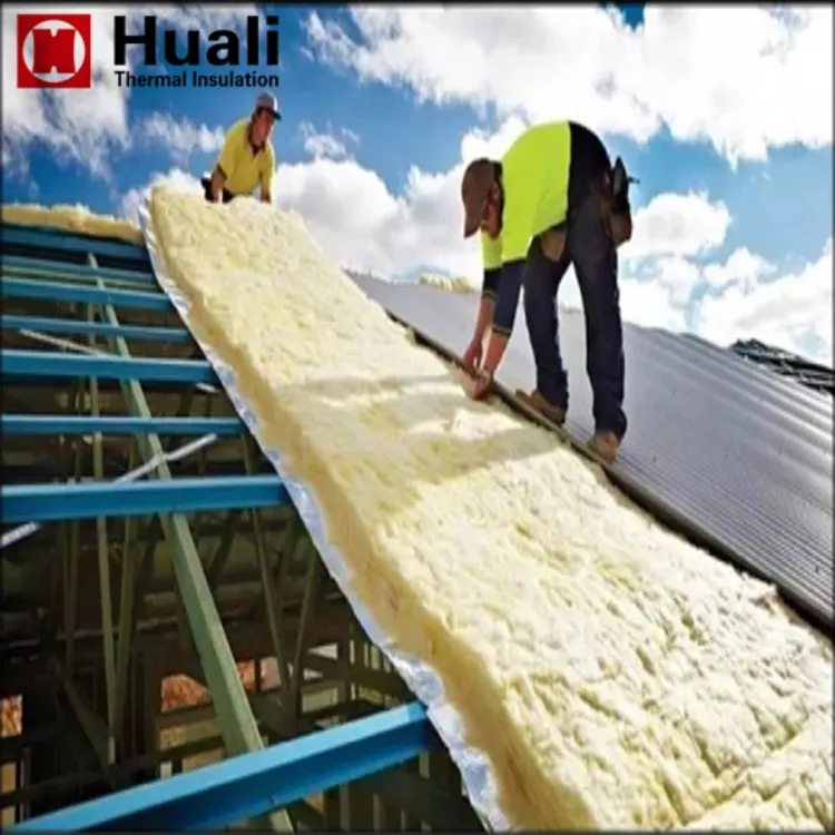 Glasswool insulation factory fiberglass wool blanket glass wool roll