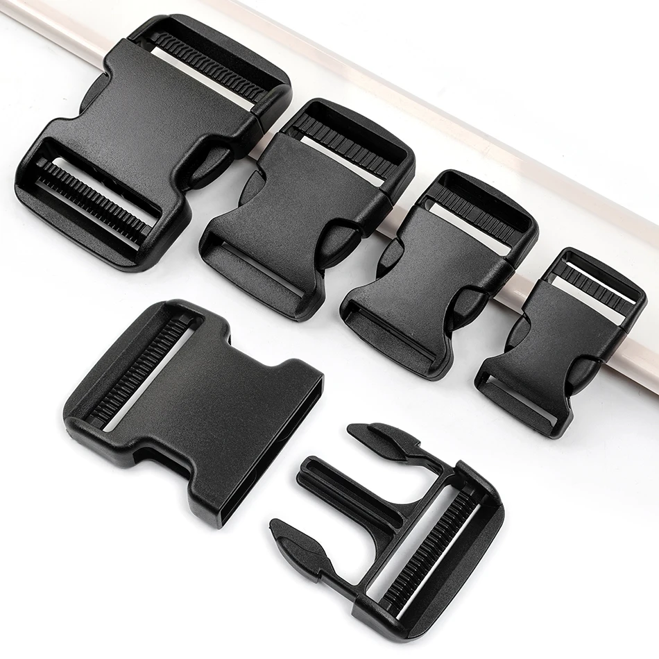 Bag plastic adjustable insert buckle Quick release for outdoor bags backpack  Plastic fixed side release insert buckle