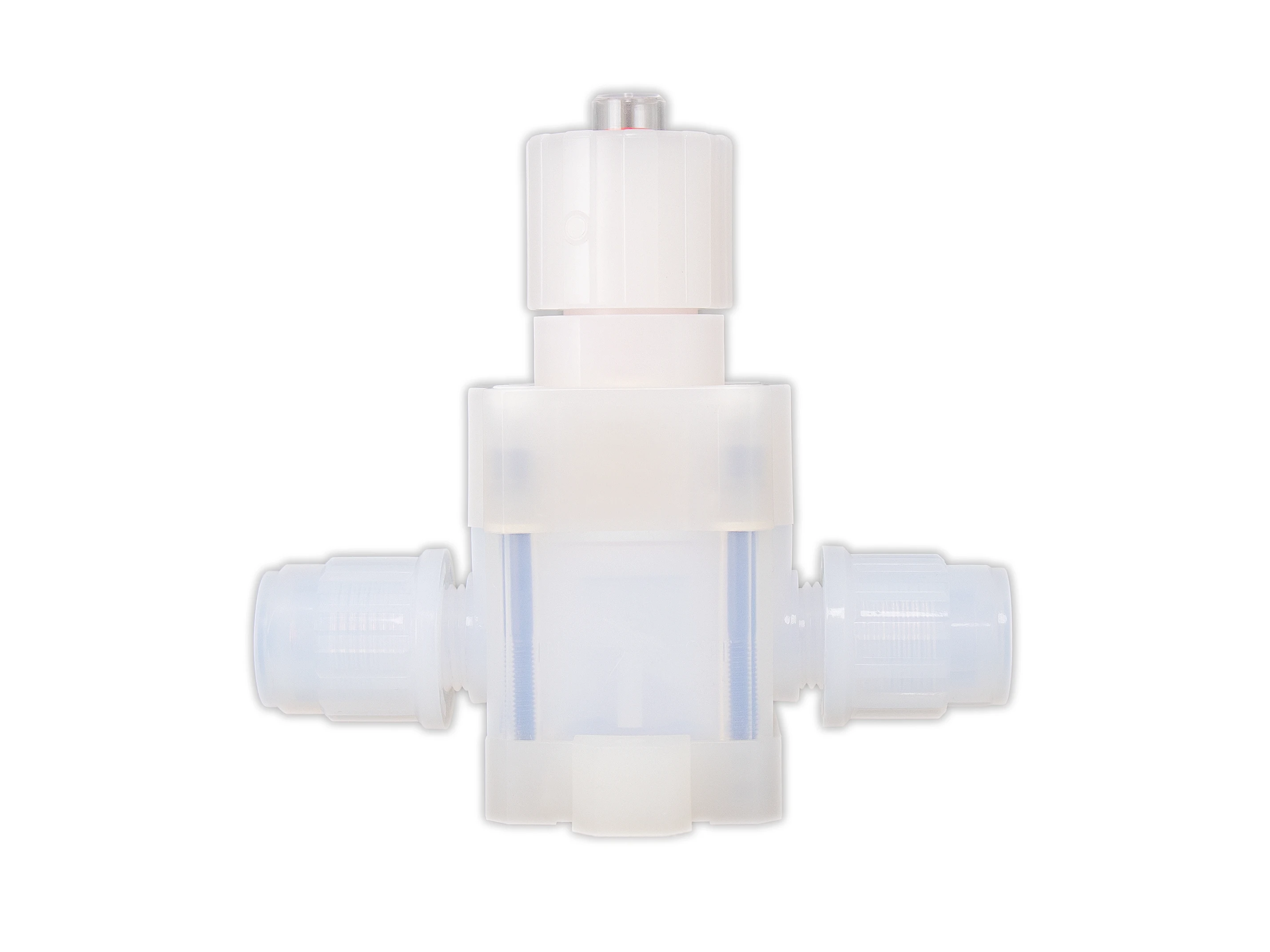 1/4 высокой чистоты в PFA тип вставки Тип шарика пневматический мембранный клапан регулирования потока