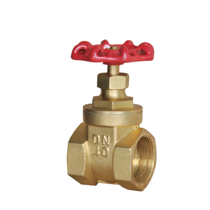 Brass gate valve