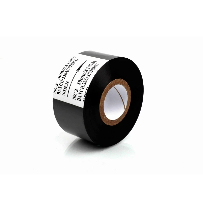 Black Hot Coding Foil / Hot Stamping Ribbon / Hot Foil Marking Tape for Food Carton PET Plastic Generic Products Generic