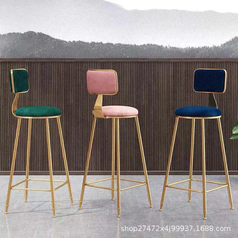 Барный стул Nordic high chair light luxury Bar