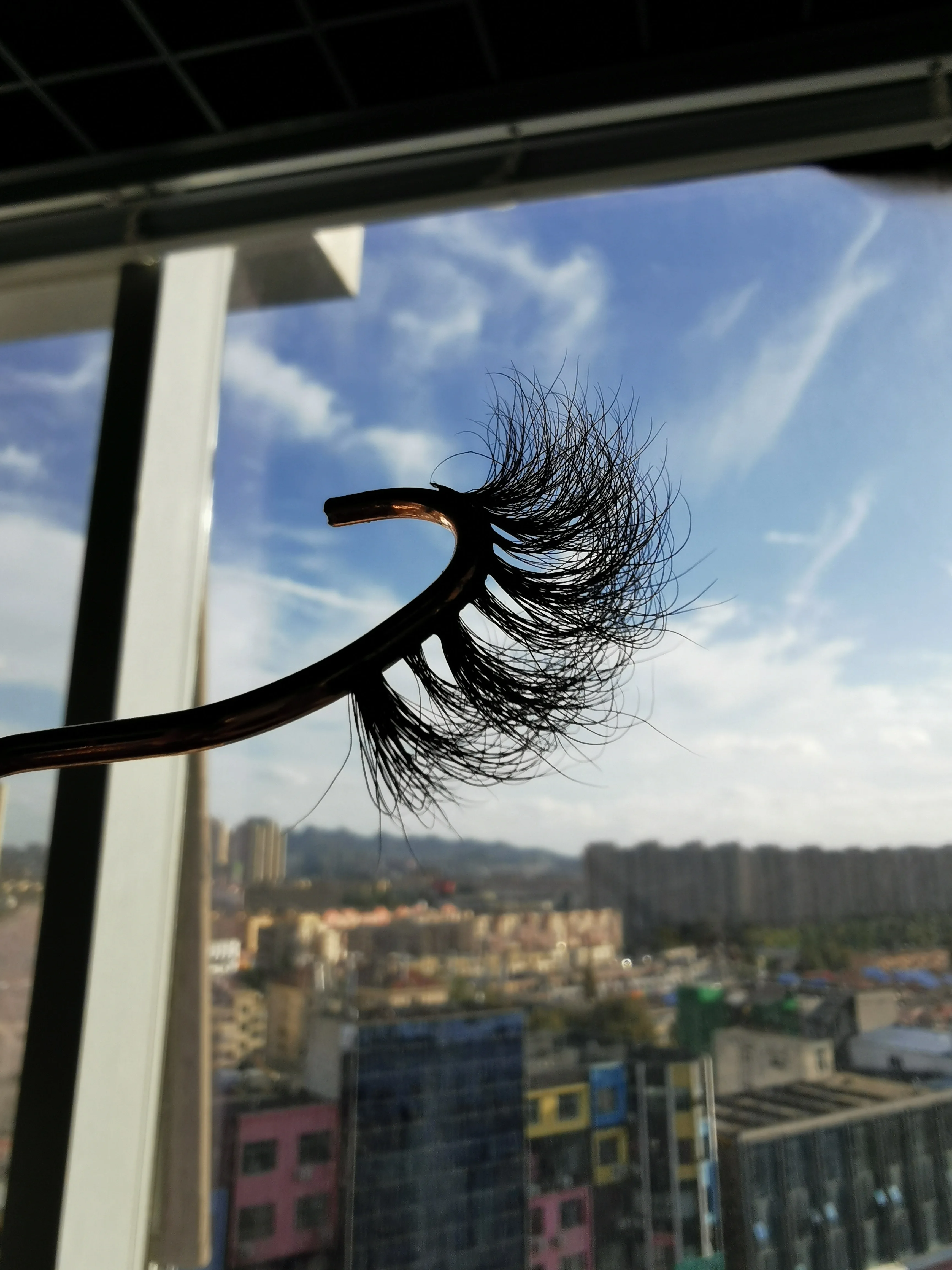 2022 New Styles Factory Faux Mink Strip lashes Wholesale Luxury Fluffy Black Cotton Band False Mink Color Eyelashes