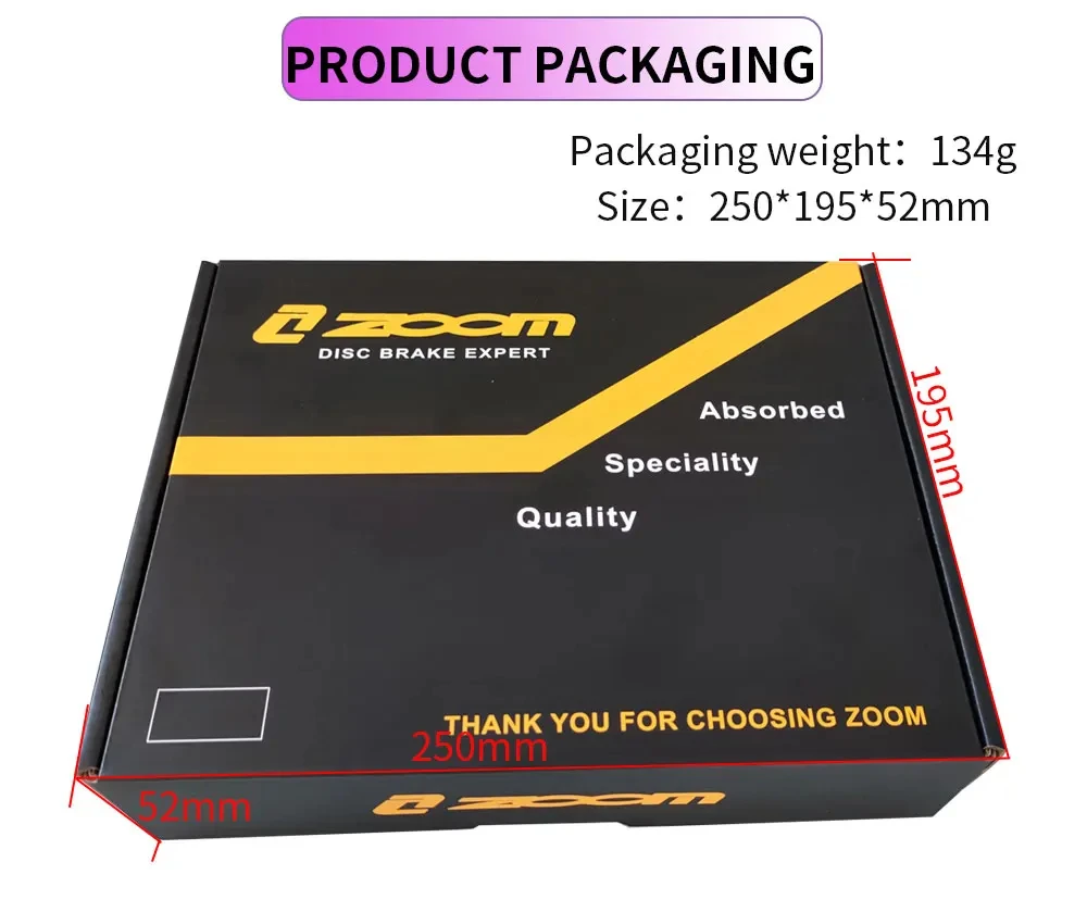 ZOOM HB-910 4 Pistons Hydraulic Disc Brake Front 900mm Rear 1550mm for MTB Bike Hydraulic Brakes Bicycle Parts