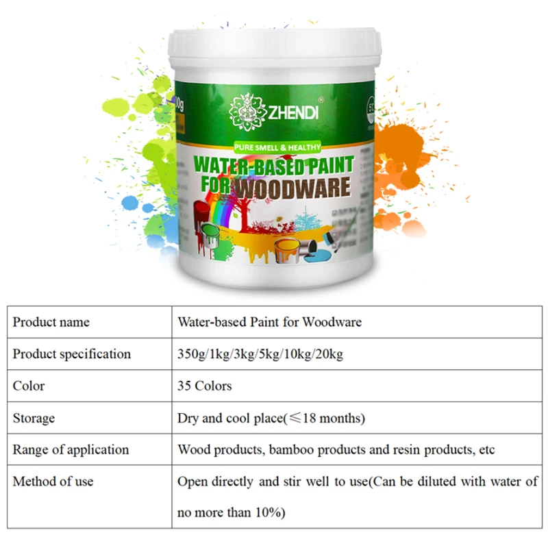 Activity Price Zero Toxicity Waterborne Odor Purifying Wood Paint Outdoor Fence Renovation Varnish