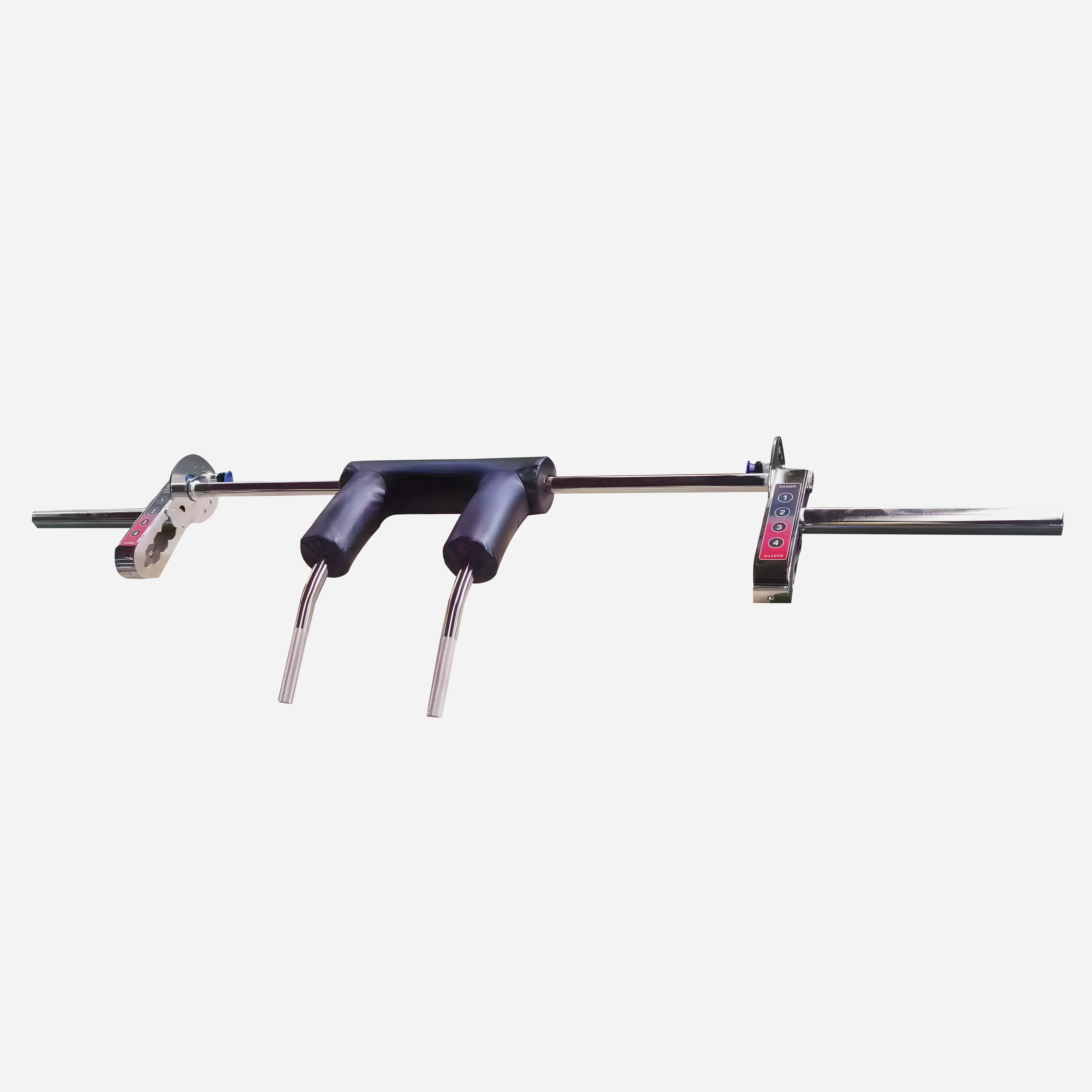 1000lbs Weight Lifting Barbell with Shoulder and Arm Pads Transformer Bar Adjustable Safety Squat Bar