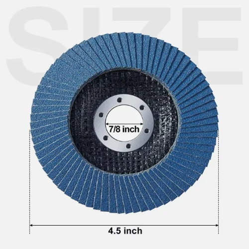 10 Pack 4.5' x 7/8' Professional 120 Grit Zirconia Flap Disc Grinding Wheels T29
