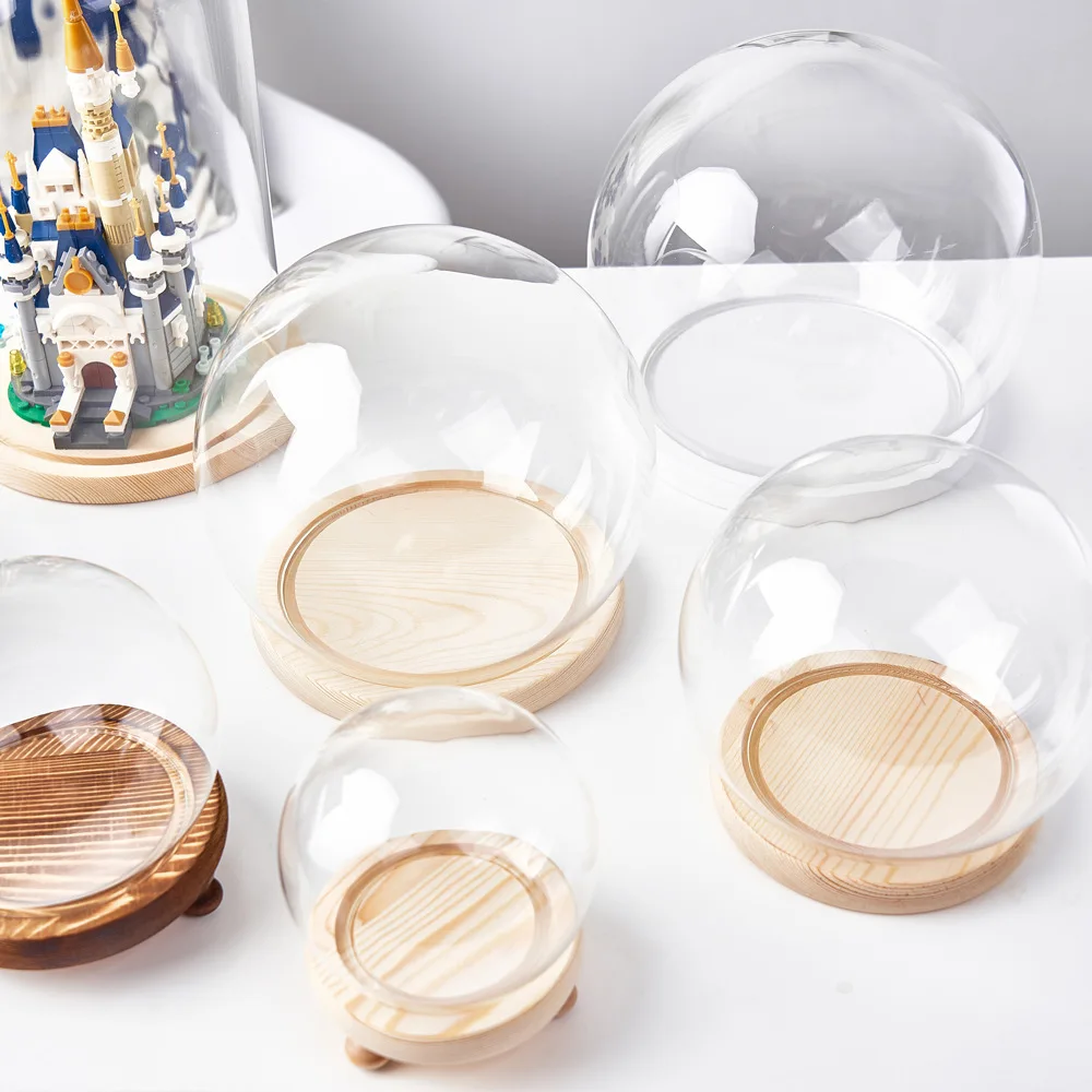 Christmas decoration With drill Clear transparent christmas tabletop glass ball ornaments