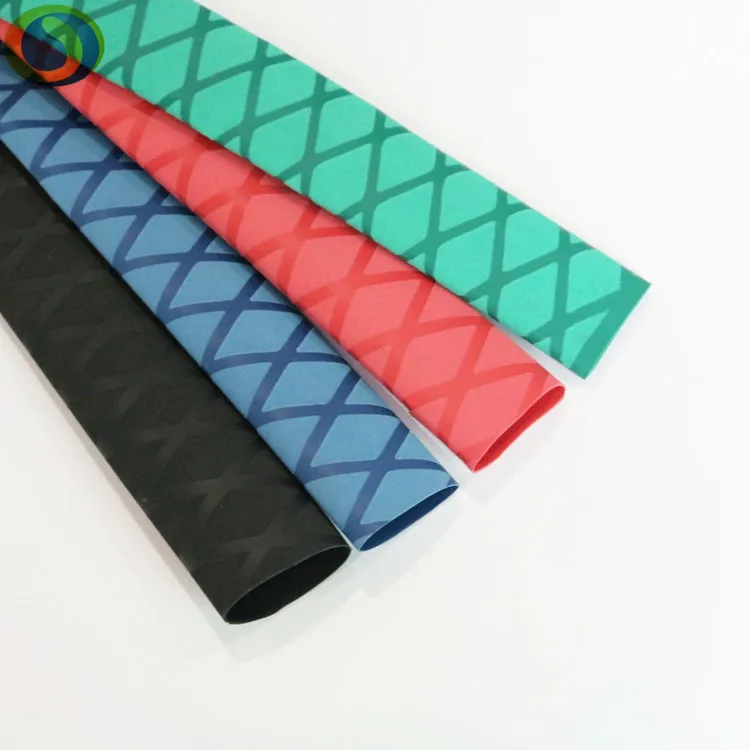 Good price flexible 30mm black non-slip heat shrink tube for fishing rod