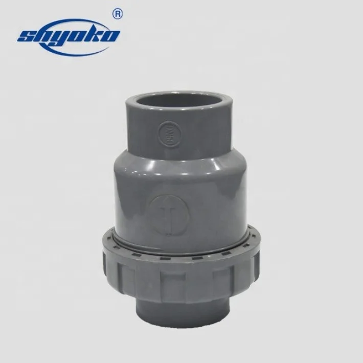 
Wholesale PN16 plastic spring non return valve pvc 