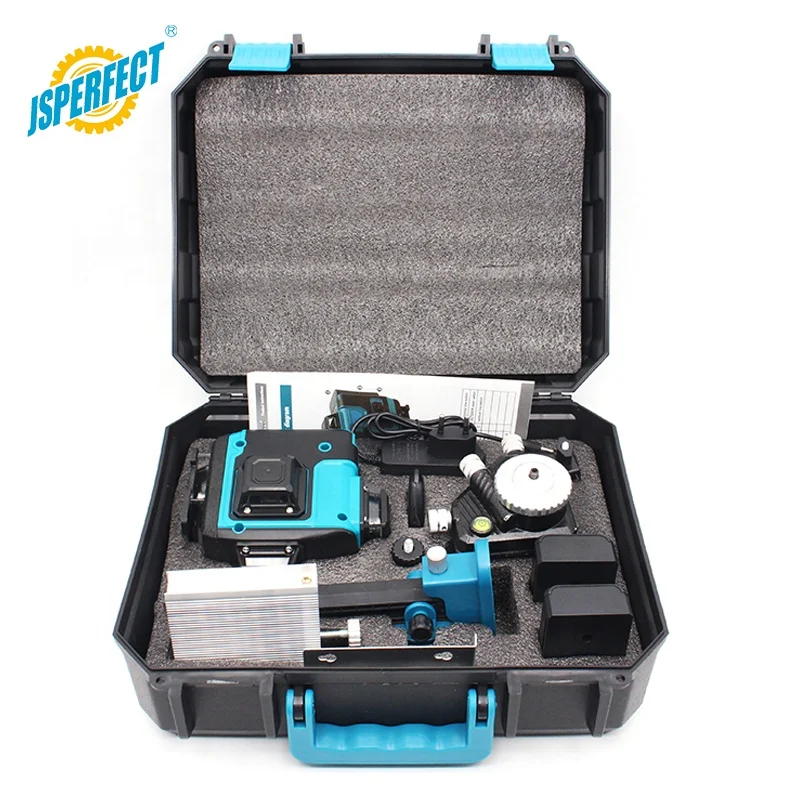 JSPERFECT hot model green lazer level 16 lines Green Self Leveling 360