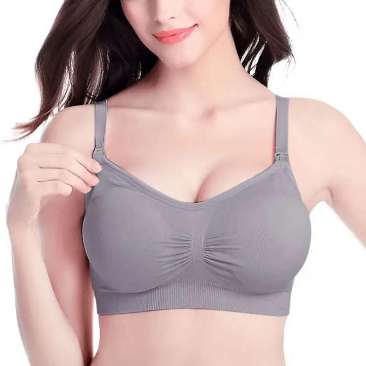 Custom Women sexy pregnant underwear removable padded motherhood pregnancy seamless maternity breastfeeding bra